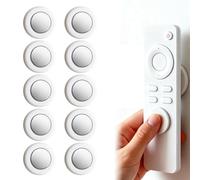 10 Pack Magnetic Remote Control Holder Wall Mount, Super Strong Magnetic Organizer Storage Stand for TV, Air Conditioner and Appliance Remotes, Self-Adhesive No Drilling, Sleek Space-Saving Design