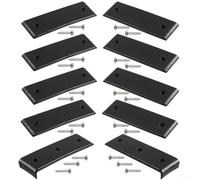 10-Pack Marine Trailer Bunk Slide Pads, 3x10 Inch ABS Plastic Boat Trailer Glides for Fiberglass & Metal Boats up to 4000 lbs