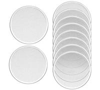 10 Pack Mason Jar Strainer, 3.2 Inch Inner Diameter, 0.03" Mesh Size, Sprouting Strainer for 86mm Wide Mouth, Easy Drainage, Mason Jar Mesh for Bean, Alfalfa, Broccoli, Lentil