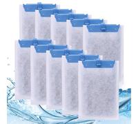 10 Pack Medium Filter Cartridges Compatible with Tetra Whisper Bio-Bag Filters, Replacement Filter Cartridge for TetraFauna ReptoFilter 20 Gallons (90 GPH) and Tetra Whisper Filters 10i / IQ10 / PF10