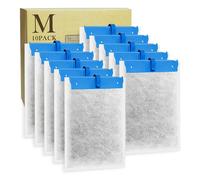 10 Pack Medium Fish Tank Filter Cartridges Compatible with Tetra Whisper Bio-Bag Filters Medium Replacement Filter Cartridges for Whisper ReptoFilter and 10i IQ10 PF10 Power Filters -Ready to Use