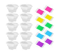 10 Pack Men's Car Ashtrays Disposable Car Ashtray Anti Flying Ash Extinguishing And Sand Ashtray Interior Neon Lights