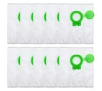 10 Pack Microfibre Bags Replacement Bags Fits for SEBO Airbelt D D2 Total/ D2 Titan/ D2 Storm Vacuum Cleaners(10 PACK)