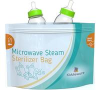 10 Pack Microwave Sterilizer for Baby Bottles Pacifier Sanitizer and Breast Pump Sterilizer Bags Portable Travel Sterilizer for Baby Bottles Pacifiers and Breast Pump Parts