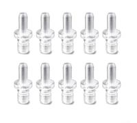 10-Pack Milk Tube Connector for Melitta and for SIEMENS Coffee Machines, Transparent Plastic Hose Nipple Connection Replacement Parts for Latte and for CAPPUCCINO