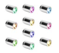 10 Pack Miniature Spot Light, Small LED Lights Battery Operated, Mini Tiny Electric Craft Lights, Dollhouse Spotlight for LEGO Builds, Balloon, Display Case, Party Decorations, Crafts