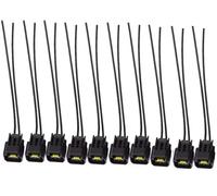 10-Pack Modular Ignition Coil Harness Connector Fit for 4.6L 5.4L 6.8L Ford Mustang Cobra Pigtails
