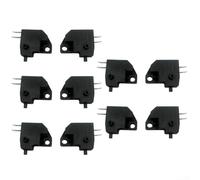 10 Pack Motorcycle Brake Light Stop Lever Clutch Switch Button for Front Left Right Side Replacement Compatible with Various Motorcycles (10Pcs Right)