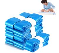 10 Pack Nappy Bin Refills, Scented Nappy Bags Diaper Pail Refill Bags Compatible With Tommee Tippee/Twist and Click/Genie/Angelcare Refill Cassettes (Blue)