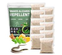 10 Pack Natural Snake Repellent for Yard - Safe Granules for Pets & Kids, Long-Lasting Outdoor Snake Deterrent for Garden, Garage & Patio, 100% Plant-Based & Non-Toxic