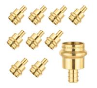 10-Pack Niikappu Pex Crimp Adapter, 1/2" Copper Press x 3/4" PEX Crimp Coupling Adapter for Copper and Pex Pipe Connection