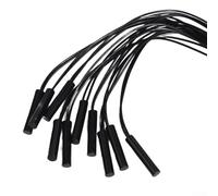 10 Pack Normally Open Magnetic Switch Plastic Housing Window Contact for Burglar System Gate Sensor 30cm Wire