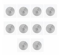10 Pack NTAG215 NFC Tags - Blank Rewritable NFC Stickers 25mm Round Business Cards for Smart Home & DIY Projects