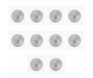 10 Pack NTAG215 NFC Tags - Blank Rewritable NFC Stickers 25mm Round Business Cards for Smart Home & DIY Projects