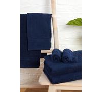 10 Pack of 100% Cotton Bathroom Hand Towel OHS Navy Hand Towel