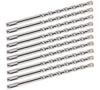10 Pack Of - 12mm x 210mm long SDS Plus Hammer Drill Bits, Professional Tungsten Carbide Tipped Masonry Drill Bit For Brick, Concrete, Stone, Granite. 12mm SDS Drill Bit