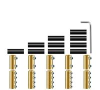 10 pack of 6080A connector kits for electrical wiring applications including heat shrink tubes and hex key wrench, designed for 400V and up to 80A current load (60A)