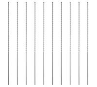 10 Pack Of 8mm x 600mm Long TCT Masonry Drill Bits - For Concrete, Brick, Stone, Porcelain Ceramic Tiles Plastic Wood - Masonry Drill Bits Set For Standard Rotary Drills & Hammer Drills (NOT SDS)
