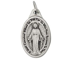 10 Pack of Assorted Saint Medals | Catholic Pendants | Great for CCD Class, First Communion, RCIA, and Confirmation | Made in Italy