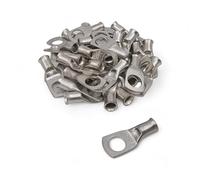 10 Pack of Copper Tube Cable Lugs Welding Crimp Battery Starter Terminals 6mm to 240mm (10mm² x 6mm)
