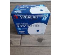 10 Pack Of Genuine Verbatim 4.7GB 16x Speed 120min DVD-R Photo Printable 43508