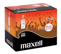 Maxell Music XL-II 80, 10 Pack of 80 Minute Audio Only CD-R Discs 700MB (624880)