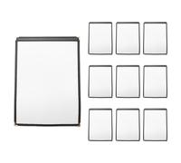 10 Pack of Menu Covers - Single Page, 2 View,Fits 8.5 x 11 Inch Paper