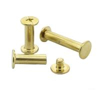 10 Pack of Mother and Son Rivets, Nickel Plated Steel for Secure and Stable Connections (40mm)