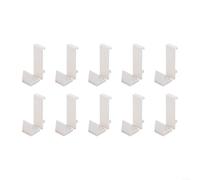 10 Pack of No Drill Double Roller Blind Brackets Compatible with Various For Window Types for Easy Setup