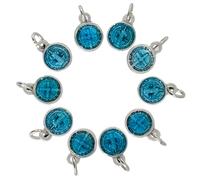 10 Pack of Tiny Saint Benedict Medals | Patron Saint of Students and Europe | Beading for DIY Chaplets and Religious Jewelry | Great Catholic Gift for First Holy Communion and Confirmation, Metal, No
