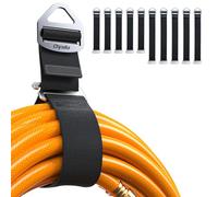 10 Pack One Hand Operation [1s Tighten by Gravity] Adjustable Extension Cord Organizer Holder, Hose Rope Storage Straps Wrap for RV Shed Workshop Garage Organization, Gadgets Tools Gifts for Dad Men