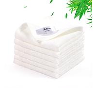 10-Pack Organic Cotton Baby-Terry Wash Cloths, Rainbow Blues, One Size