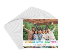 10 Pack Personalised Photo Mouse Mat, Bulk Custom Mousepad with Logo Text Non-Slip Rubber Mouse Pad 250x300x3mm for Office Home Events Business Gifts