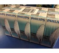 10-Pack Philips Decorative Clear Dimmable Candle Bulbs 25W E14 230V