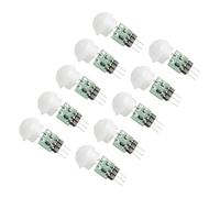 10 Pack PIR Sensor Module for mini Infrared Motion Detector Human Body感应 DC 2.7-12V Low Power Small Lens for DIY Security Automation