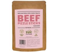 10 Pack Pizzle Sticks for Dogs & Puppies - Bully Sticks - 100% Natural & Grain-Free - Long Lasting - Great for Dental Health
