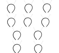 10 Pack Plain Headband Eye-catching Hairband Hair Band Black Invisible Hairband For Hair Hoop Styling