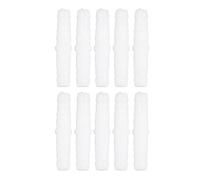 10 Pack Plastic Hose Barb Fittings Straight Connectors 6mm 6mm Equal Diameter Pipe Joints for Water Garden Irrigation Tubing Accessories