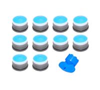 (10 Pack Plus 1 Key) Tap Aerator Water & Energy Saving, Replacement core Flow restrictor, Reduce Bills 18.5mm 4 per minute +1 Key