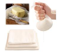 10 Pack Precut Cheesecloth,Grade 100, Ultra Fine for Straining & Cooking, 100% Unbleached Cotton Cheese Cloth Making Cloths Straining, Hemmed Combed Muslin Cheese Tools (80 * 80cm)