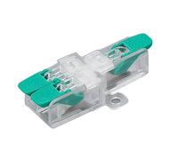 10-Pack Press-Type Quick-Connect Terminal Blocks, 6mm² Downlight Wire Connectors, 1-in-1 to 1-in-5 Configurations(1-in/2-out)