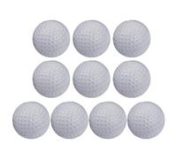 10 Pack PU Foam Golf Practice Balls for Golf Swing, White
