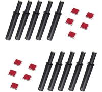 10 Pack Push to Open Magnetic Door Catches, Invisible Rebound Latches Release, Hidden Press Device for Cabinet Door - Pull Free Handle (Short - 73mm)