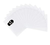 10-Pack PVC Frosted Card Sleeves Transparent, ID Card Photo Privacy Case, Funny Hard Plastic Protective Bags for Office, School, Credit Cards & ID