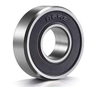 10 Pack R6-2RS Ball Bearings, 3/8’’x 7/8’’x 9/32’’ Double Rubber Sealed Miniature Deep Groove Ball Bearing, R6-rs