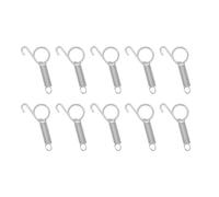 10 Pack Rabbit Cages Door Metal Finger Spring Latch Hook Multi-Functional Pet Cages Door Spring Latch for Fixing Small Animal, Rabbit, Dog, Cat, Parrot, Guinea Pig,Squirrel, Pet Cage Door