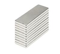 10 Pack Rectangular Neodymium Bar Magnets, Rare Earth Magnets for Multi-Use, Fridge, Crafts or DIY (30x10x2mm)
