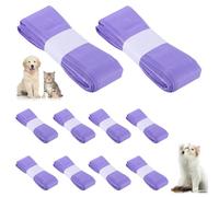 10 Pack Refill Bags Compatible with Genie Litter, Cat Litter Refills Scented Bag Replacement Disposal Bag, 15 Feet Length, Easy to Install, Not Include Cartridge