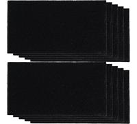 10 Pack Replacement Activated Charcoal Filters Compatible with Van Ness Corner Enclosed Cat Pan and Van Ness CP77 White Enclosed Sifting Cat Pan Litter Box