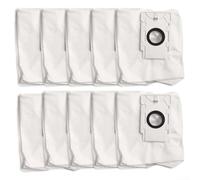 10 Pack Replacement Dust Bags Fit for EZVIZ CS-RA-KIT07 CS-RC3 CS-RE4P Robot Vacuum Cleaner, Non-Woven Fabrics Dust Bags, 4L Large Capacity Dust Collection Bags(10 Pack)